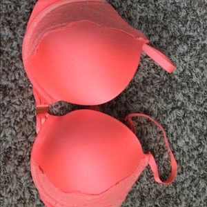 Bright orange Victoria Secrets Bra